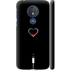 Чехол на Motorola Moto G7 Power Подзарядка сердца (4274c-1657)