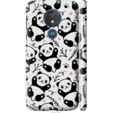 Чехол на Motorola Moto G7 Power Панды (4318c-1657)
