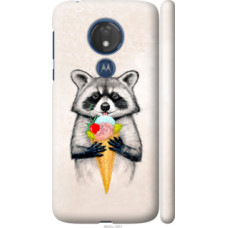 Чехол на Motorola Moto G7 Power Енотик с мороженым (4602c-1657)
