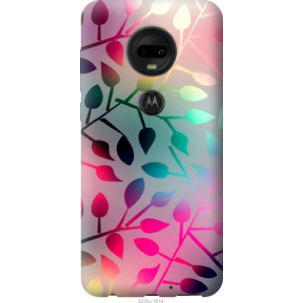 Чехол на Motorola Moto G7 Листья (2235u-1614)