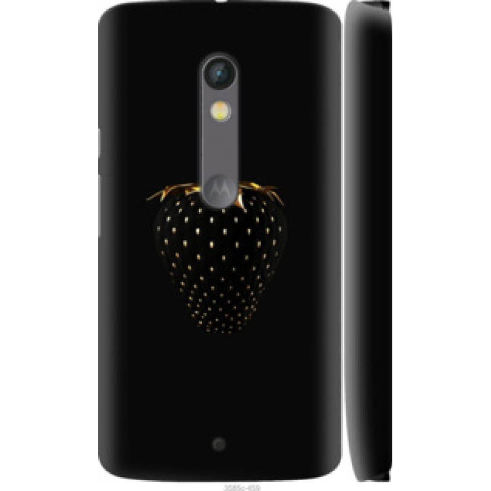 Чехол на Motorola Moto X Play Черная клубника (3585c-459)