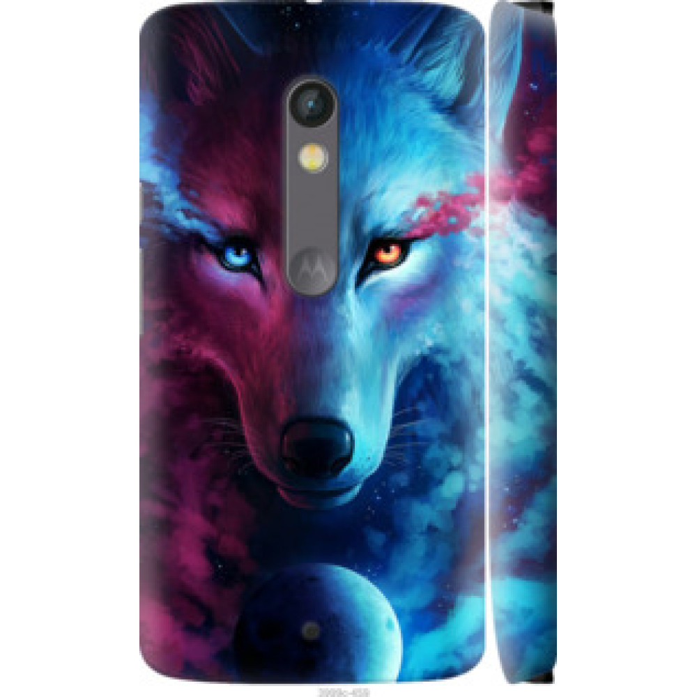 Чехол на Motorola Moto X Play Арт-волк (3999c-459)