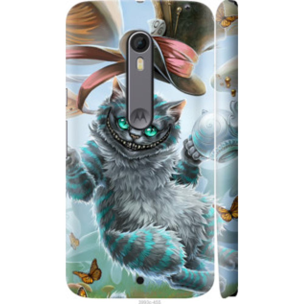 Чехол на Motorola Moto X Style Чеширский кот 2 (3993c-455)