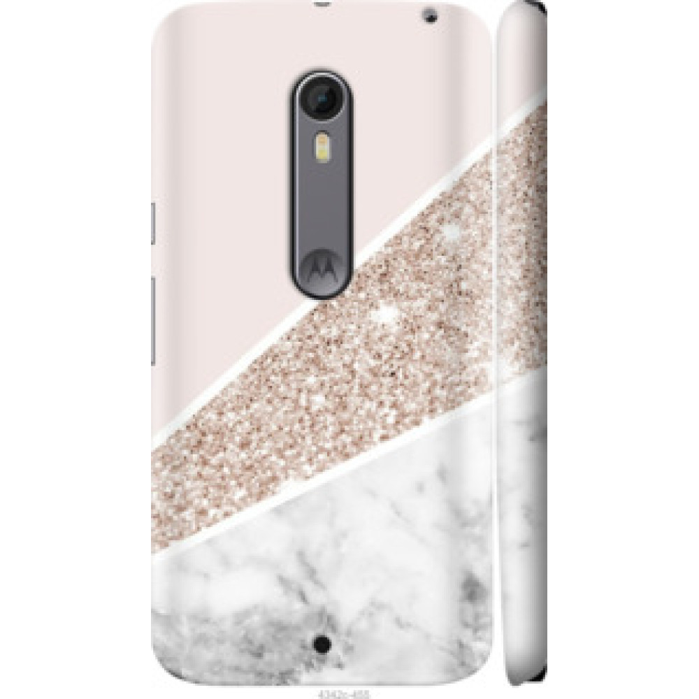 Чехол на Motorola Moto X Style Пастельный мрамор (4342c-455)