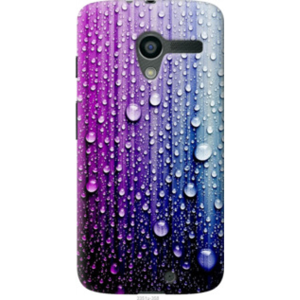 Чохол на Motorola Moto X Капли воды (3351u-358)