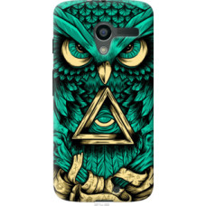 Чехол на Motorola Moto X Сова Арт-тату (3971u-358)