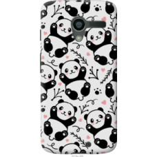 Чехол на Motorola Moto X Панды (4318u-358)
