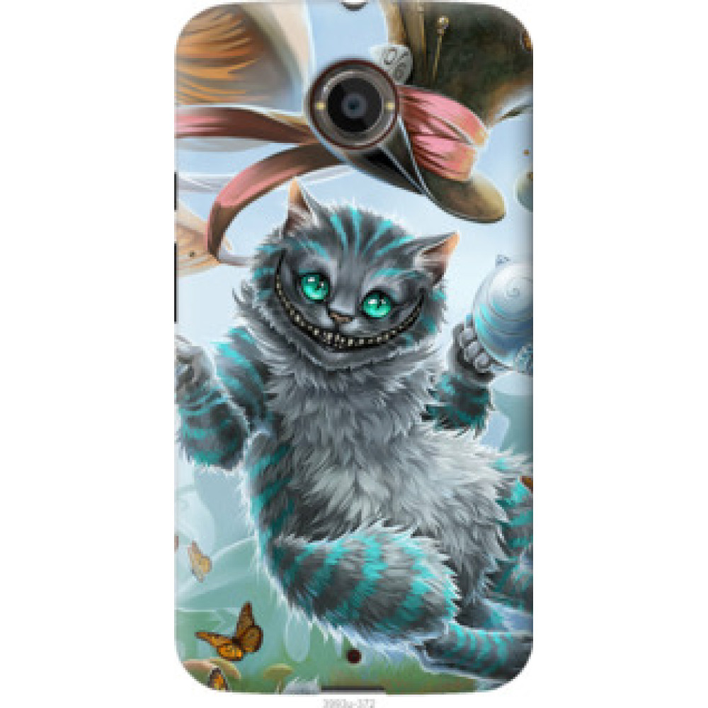 Чехол на Motorola Moto X2 Чеширский кот 2 (3993u-372)
