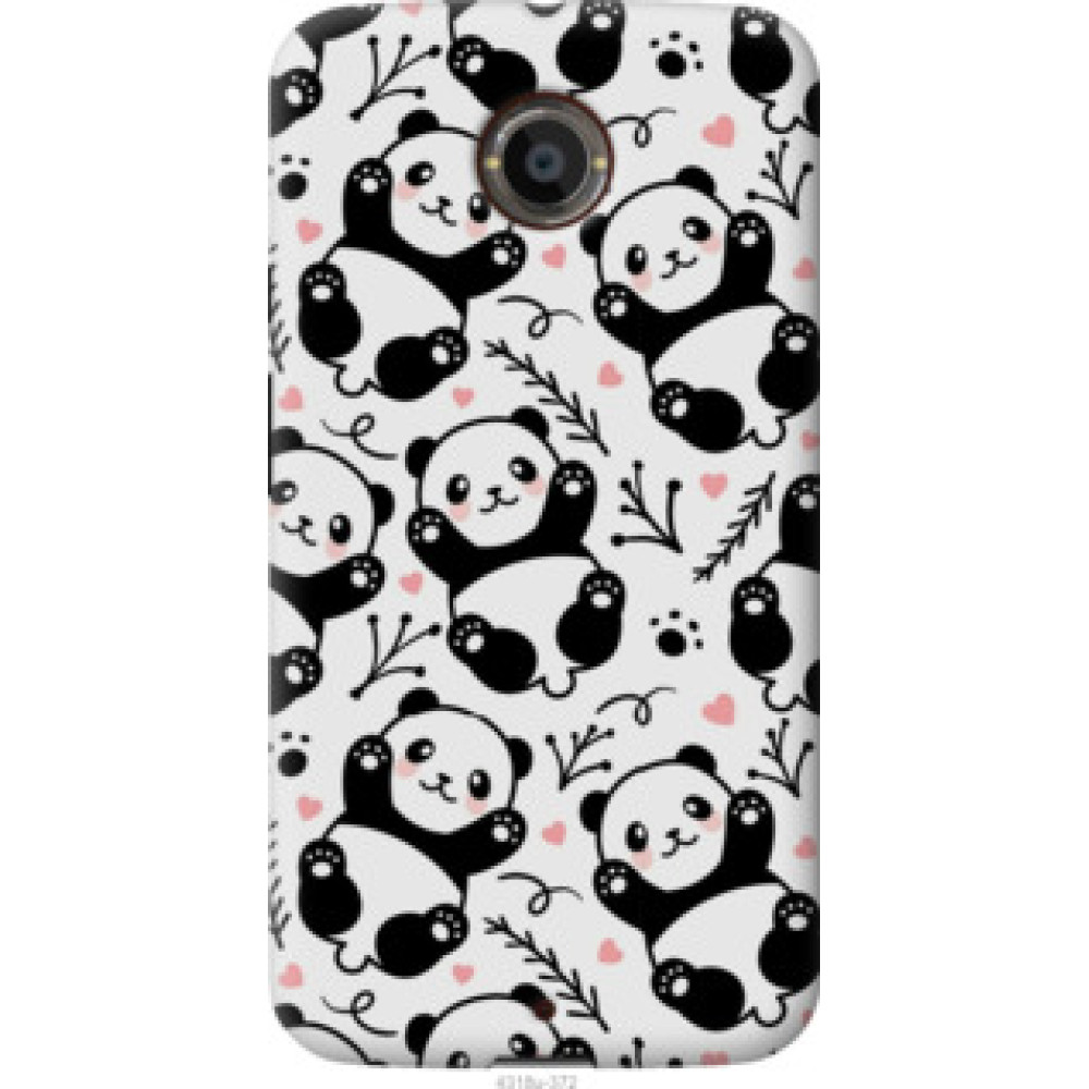 Чехол на Motorola Moto X2 Панды (4318u-372)