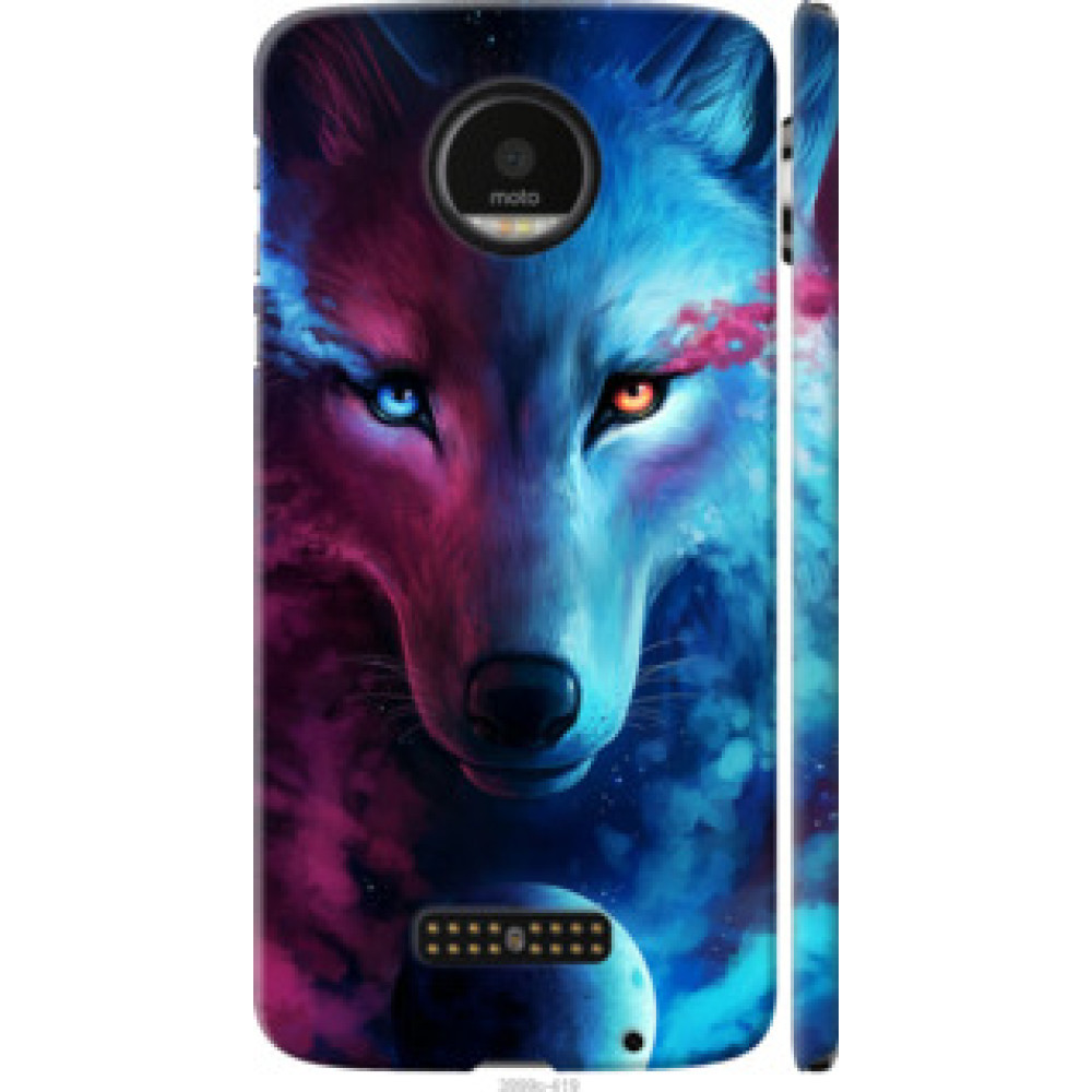 Чохол на Motorola MOTO Z Арт-волк (3999c-419)