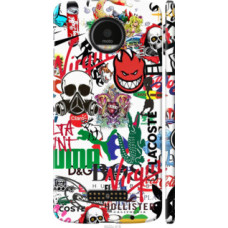 Чехол на Motorola MOTO Z Many different logos (4022c-419)