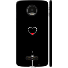 Чехол на Motorola MOTO Z Подзарядка сердца (4274c-419)