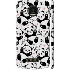 Чехол на Motorola MOTO Z Панды (4318c-419)