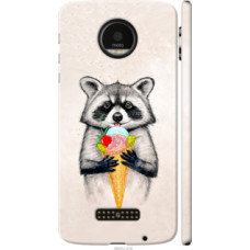 Чехол на Motorola MOTO Z Енотик с мороженым (4602c-419)