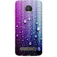Чехол на Motorola Moto Z2 Play Капли воды (3351u-1001)