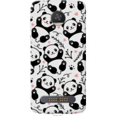 Чехол на Motorola Moto Z2 Play Панды (4318u-1001)