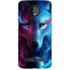 Чехол на Motorola Moto Z3 Play Арт-волк (3999u-1393)