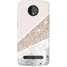 Чехол на Motorola Moto Z3 Play Пастельный мрамор (4342u-1393)