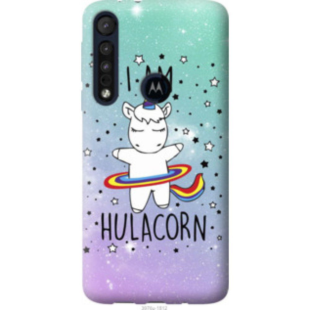 Чехол на Motorola One Macro I'm hulacorn (3976u-1812)