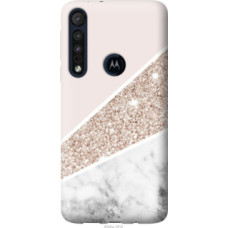 Чехол на Motorola One Macro Пастельный мрамор (4342u-1812)