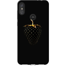 Чехол на Motorola One Power Черная клубника (3585u-1588)