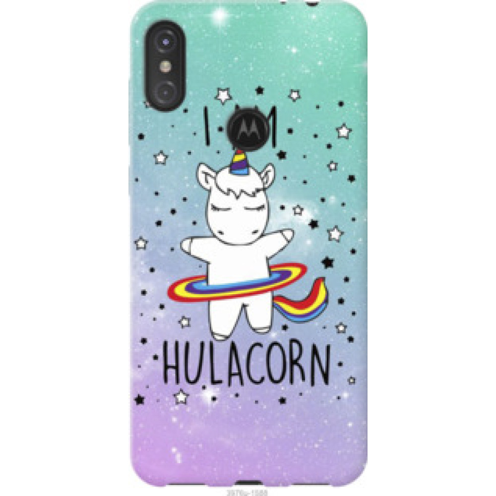 Чехол на Motorola One Power I'm hulacorn (3976u-1588)