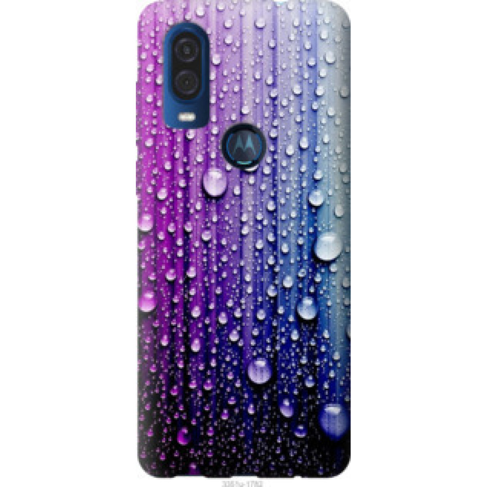 Чехол на Motorola One Vision Капли воды (3351u-1782)