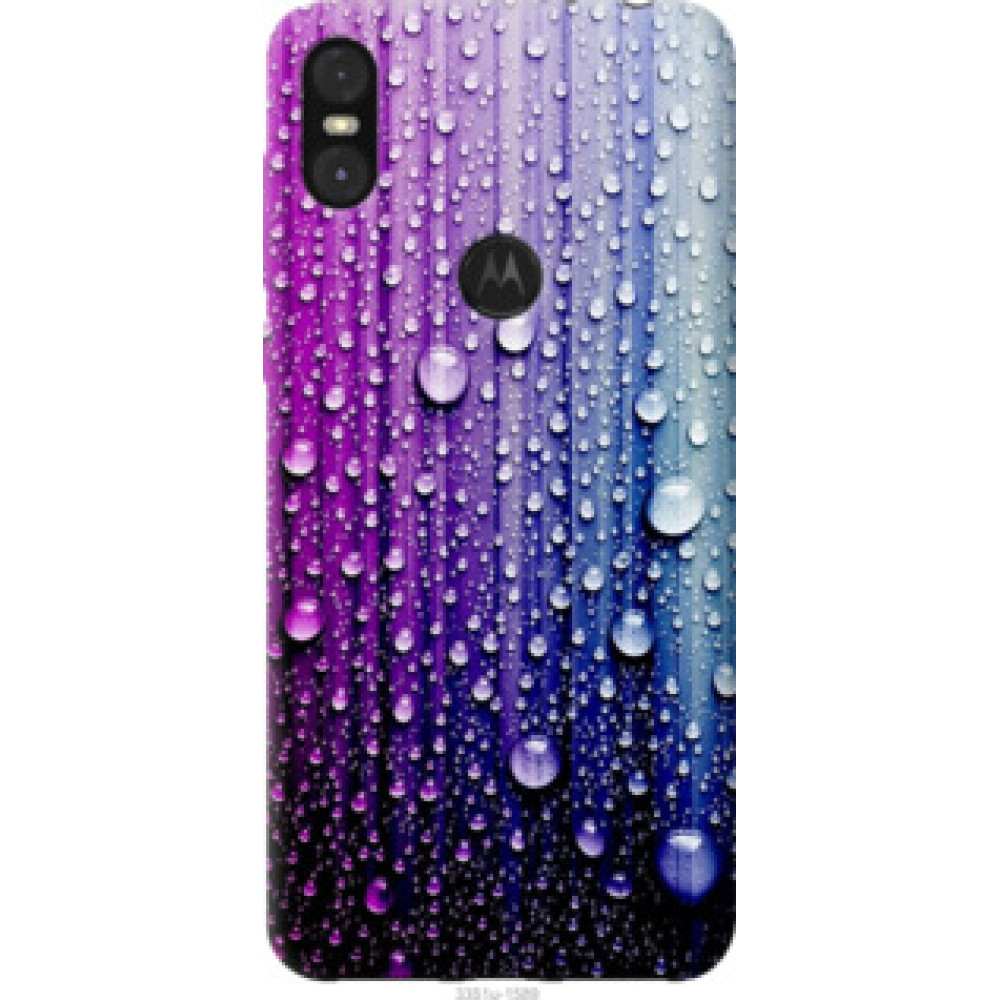 Чохол на Motorola One Капли воды (3351u-1589)