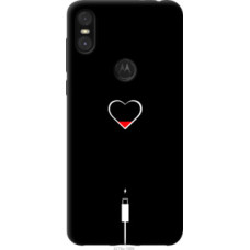 Чехол на Motorola One Подзарядка сердца (4274u-1589)