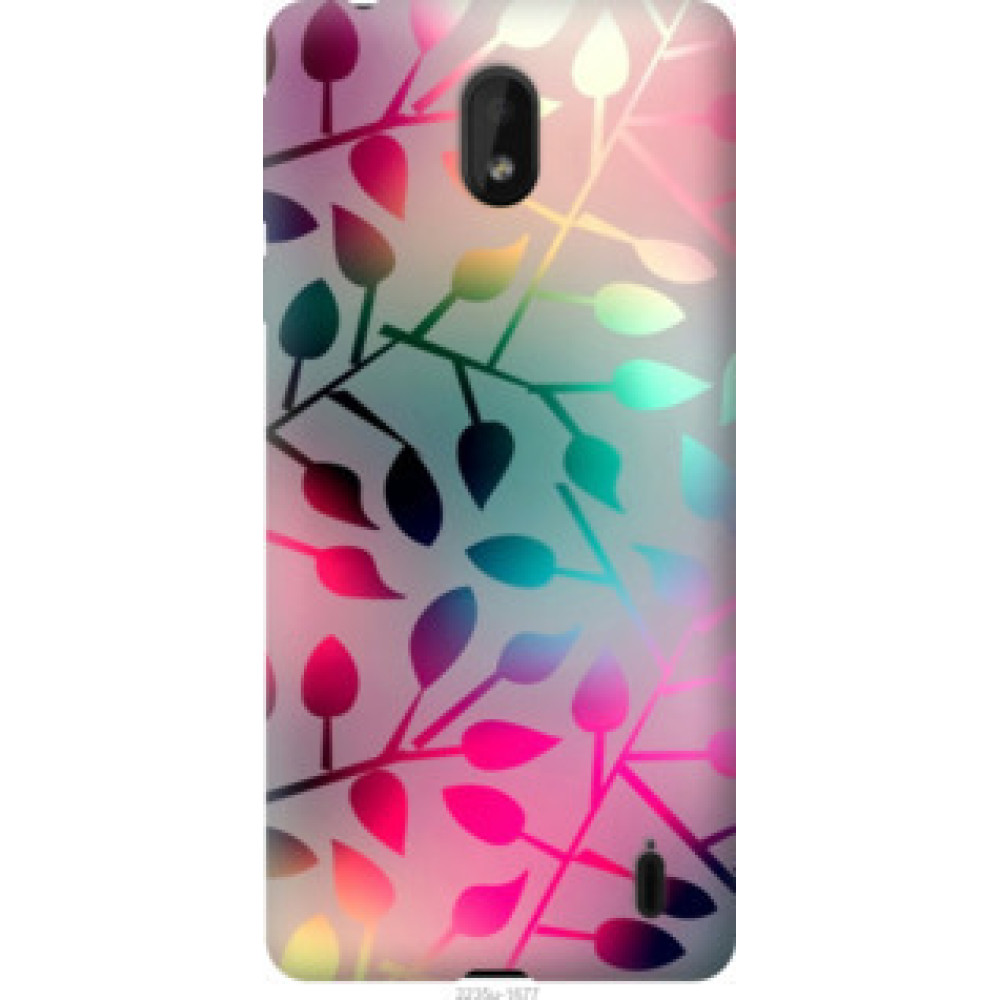 Чехол на Nokia 1 Plus Листья (2235u-1677)