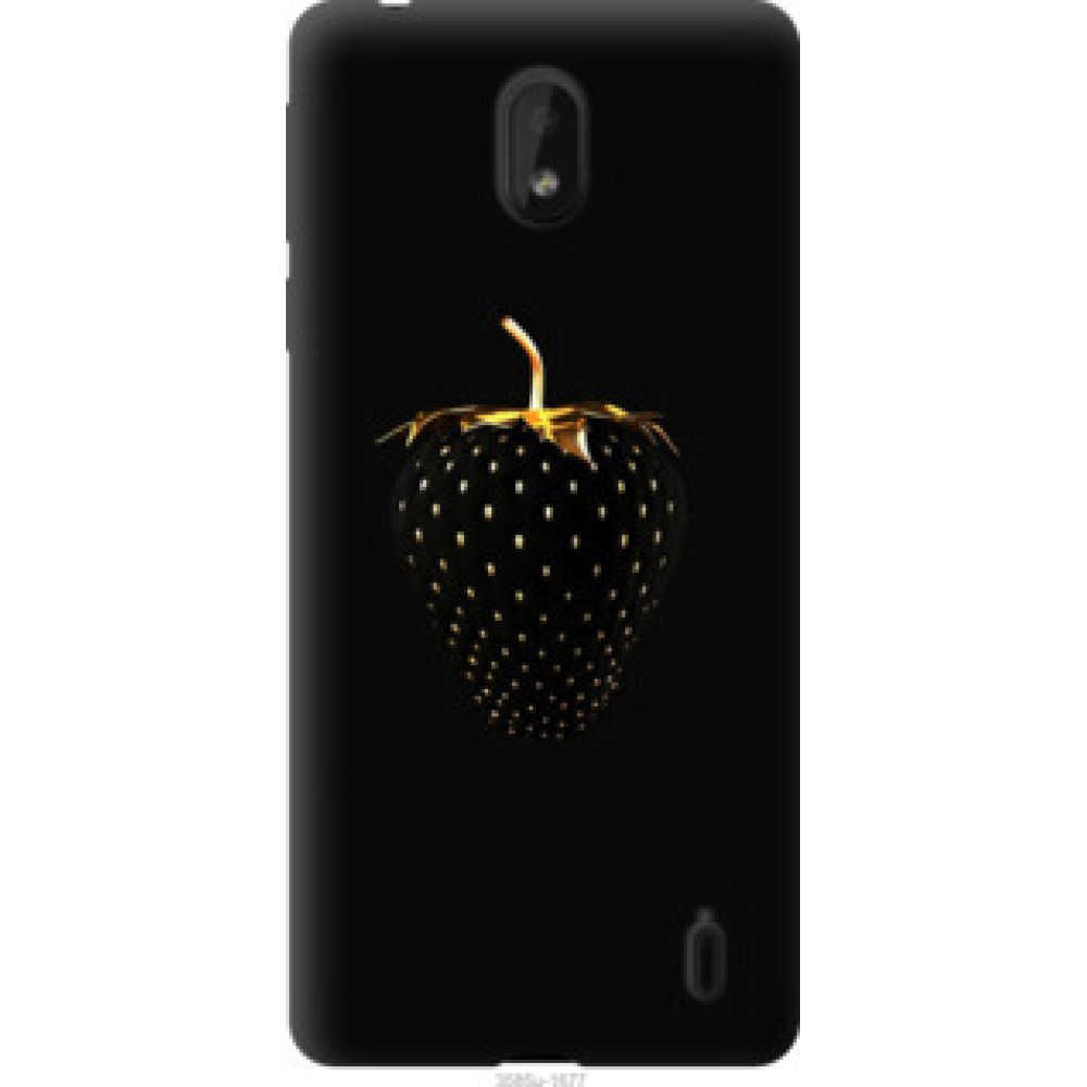 Чехол на Nokia 1 Plus Черная клубника (3585u-1677)