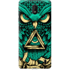 Чехол на Nokia 1 Plus Сова Арт-тату (3971u-1677)