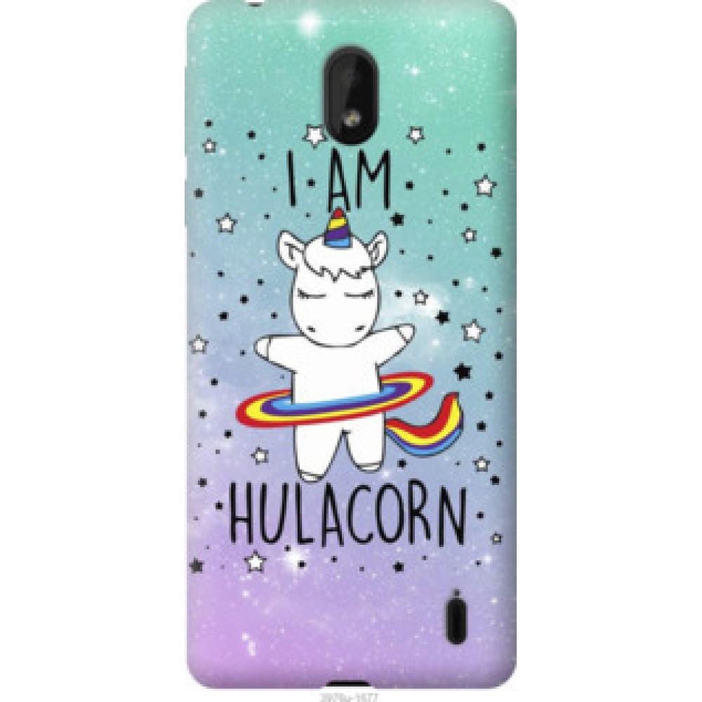 Чехол на Nokia 1 Plus I'm hulacorn (3976u-1677)