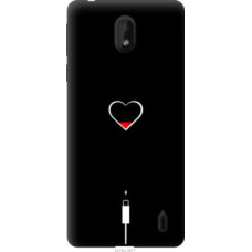 Чехол на Nokia 1 Plus Подзарядка сердца (4274u-1677)