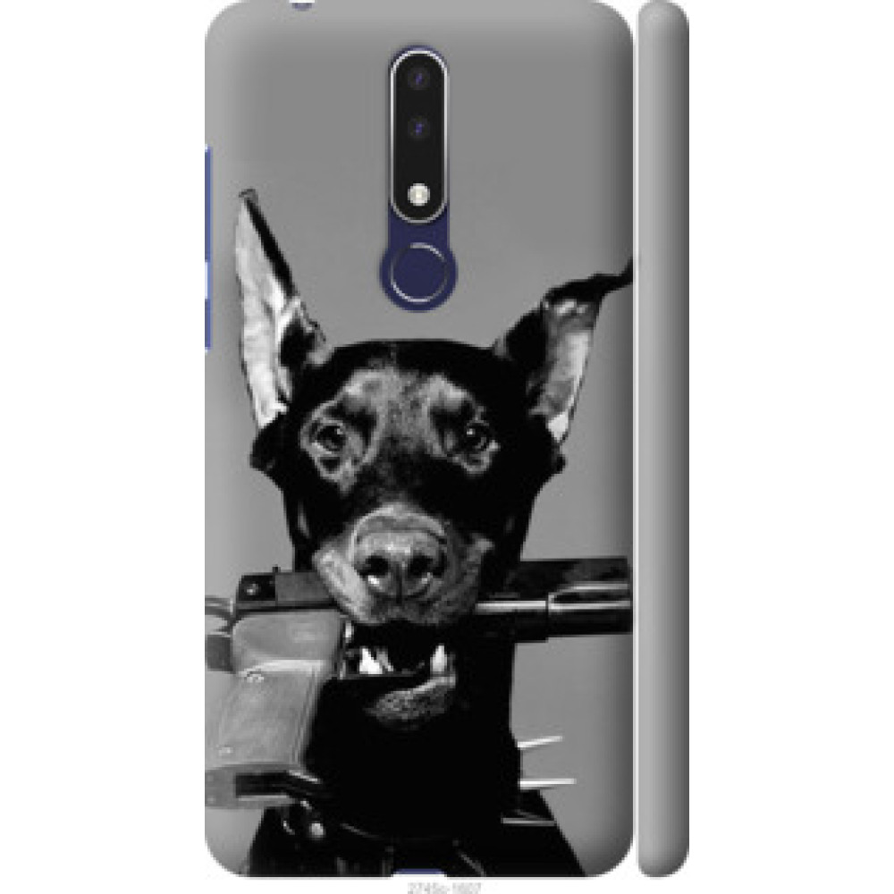 Чехол на Nokia 3.1 Plus Доберман (2745c-1607)