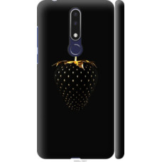 Чехол на Nokia 3.1 Plus Черная клубника (3585c-1607)