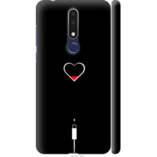 Чехол на Nokia 3.1 Plus Подзарядка сердца (4274c-1607)