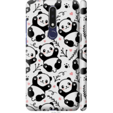 Чехол на Nokia 3.1 Plus Панды (4318c-1607)