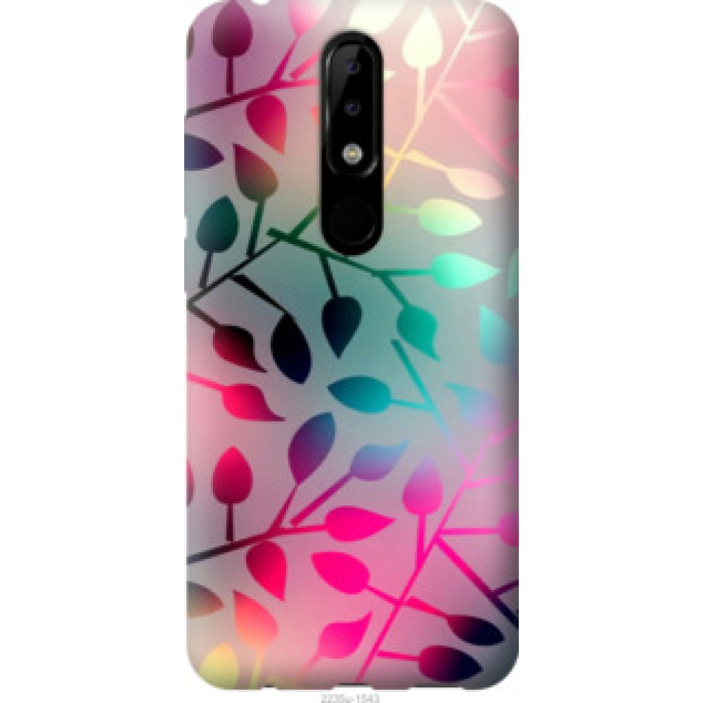Чехол на Nokia 5.1 Plus Листья (2235u-1543)
