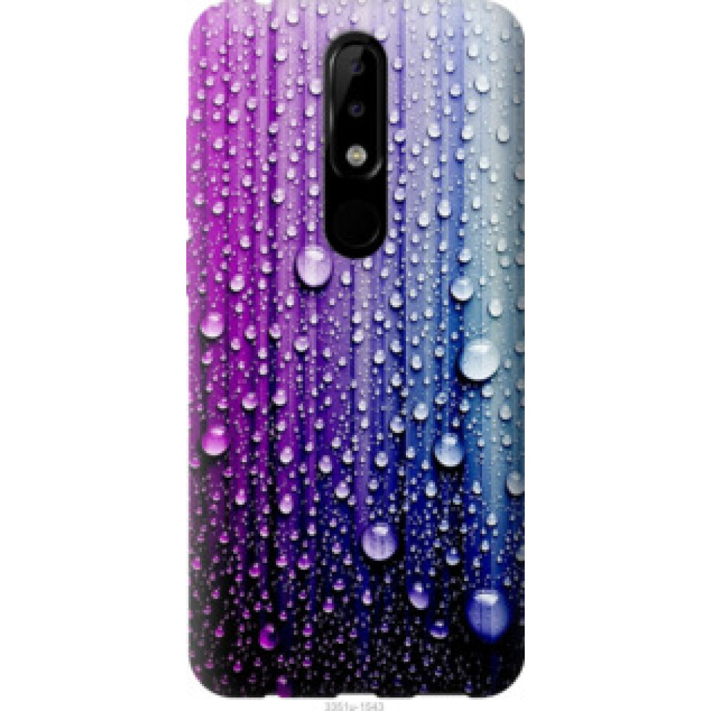 Чохол на Nokia 5.1 Plus Капли воды (3351u-1543)