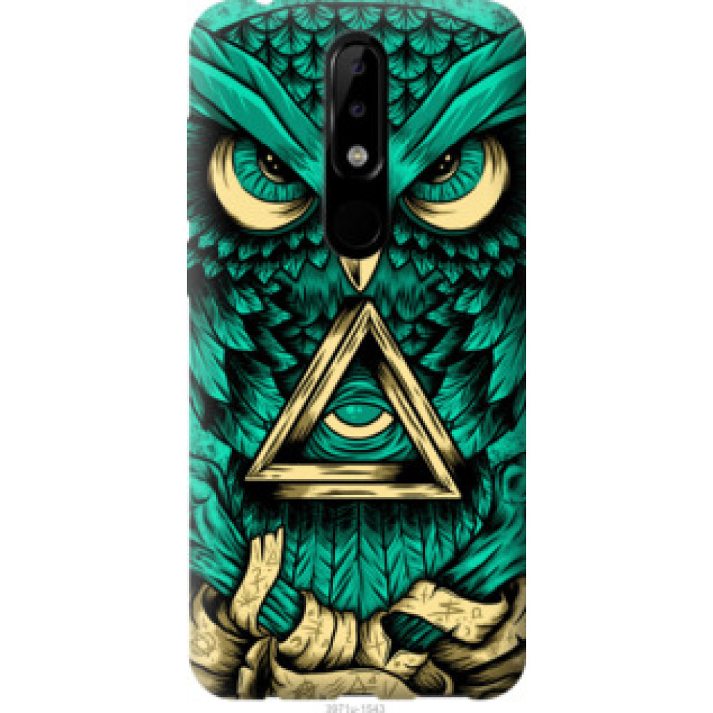 Чехол на Nokia 5.1 Plus Сова Арт-тату (3971u-1543)