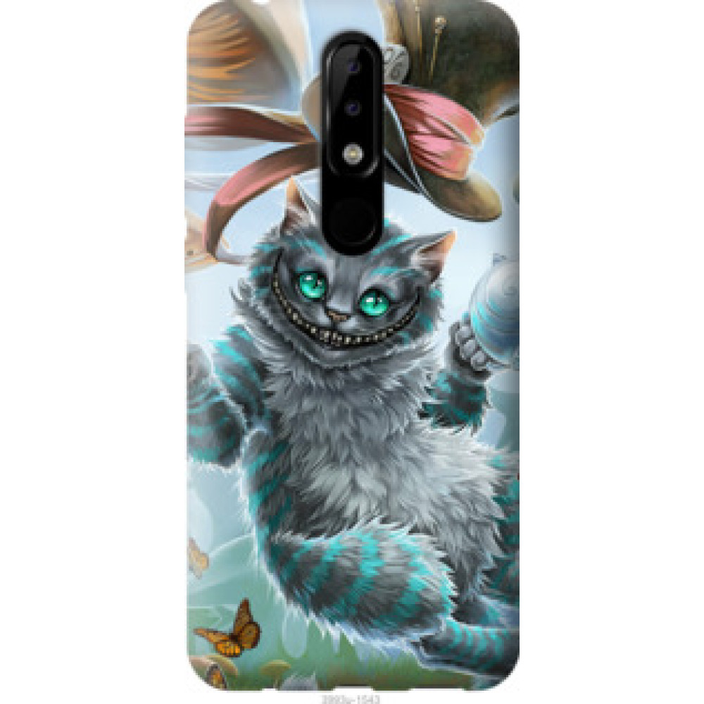 Чехол на Nokia 5.1 Plus Чеширский кот 2 (3993u-1543)