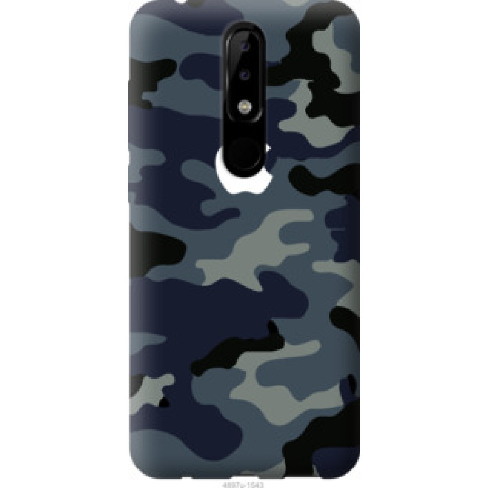 Чохол на Nokia 5.1 Plus Камуфляж 1 (4897u-1543)