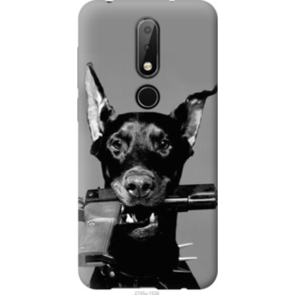 Чехол на Nokia 6.1 Plus Доберман (2745u-1539)