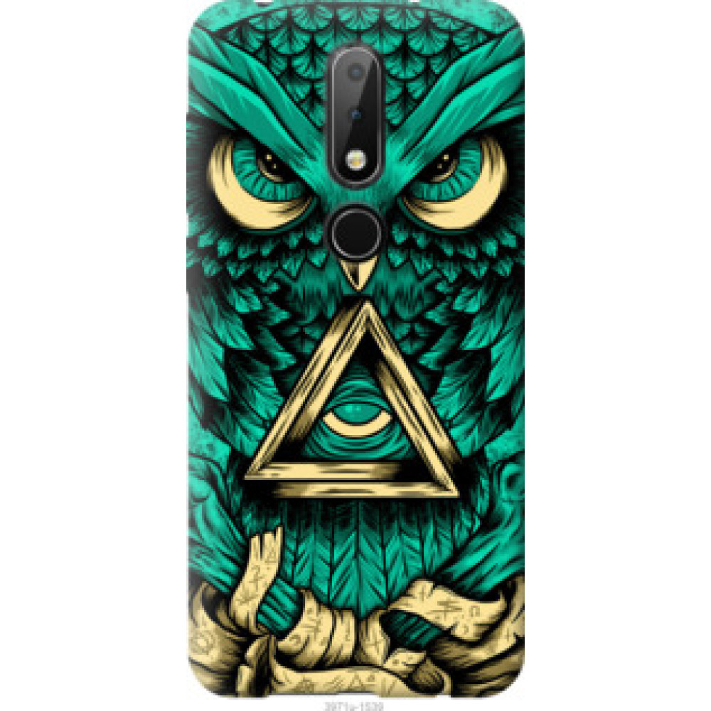 Чехол на Nokia 6.1 Plus Сова Арт-тату (3971u-1539)