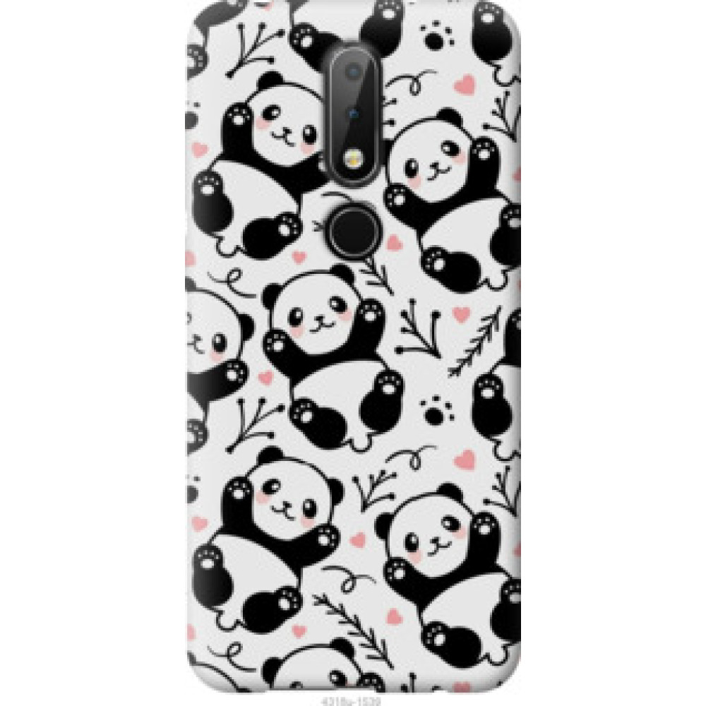 Чохол на Nokia 6.1 Plus Панды (4318u-1539)