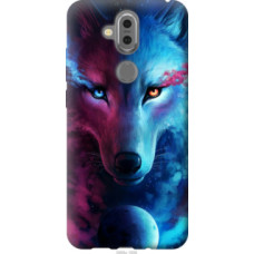 Чехол на Nokia 7.1 Plus Арт-волк (3999u-1606)