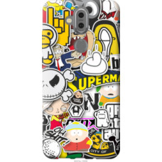 Чехол на Nokia 7.1 Plus Popular logos (4023u-1606)