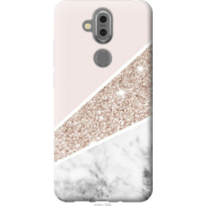 Чехол на Nokia 7.1 Plus Пастельный мрамор (4342u-1606)