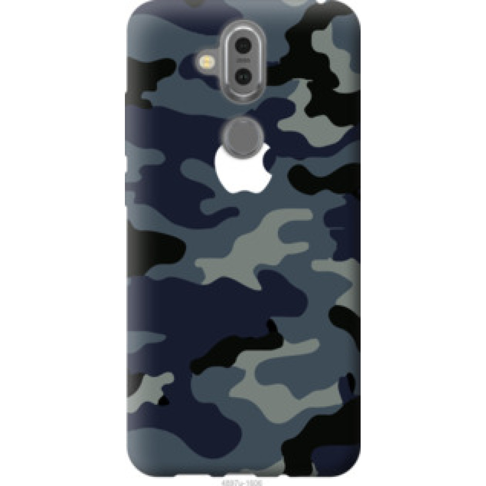 Чехол на Nokia 7.1 Plus Камуфляж 1 (4897u-1606)